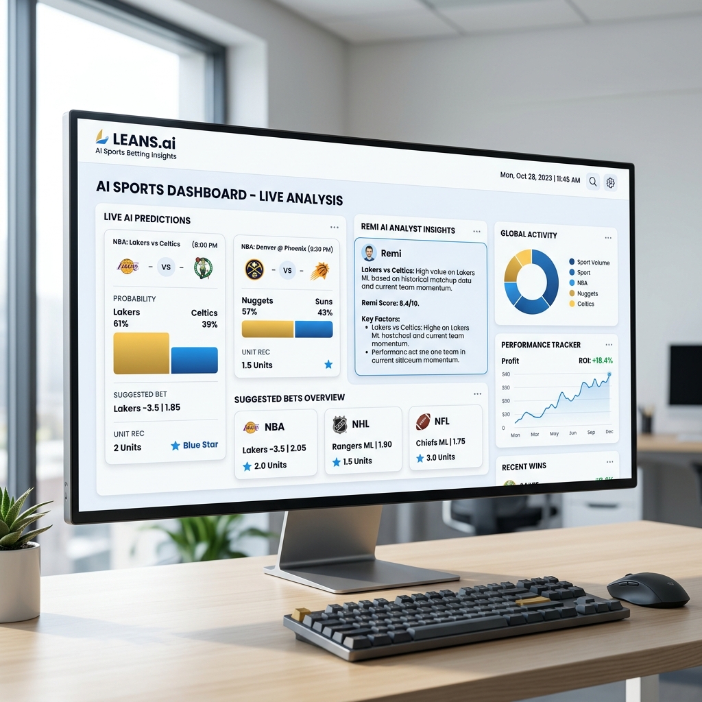 Interactive operational interface breakdown of Leans.ai