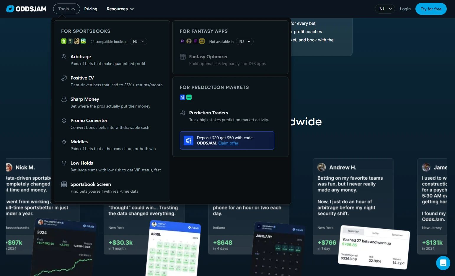 OddsJam who should use it � ideal bettor profiles and use cases