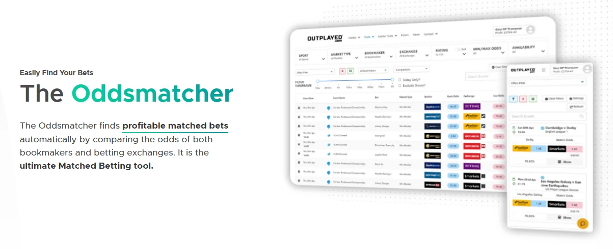 Outplayed Review 2026 — UK matched betting platform with modern interface and reload tracking