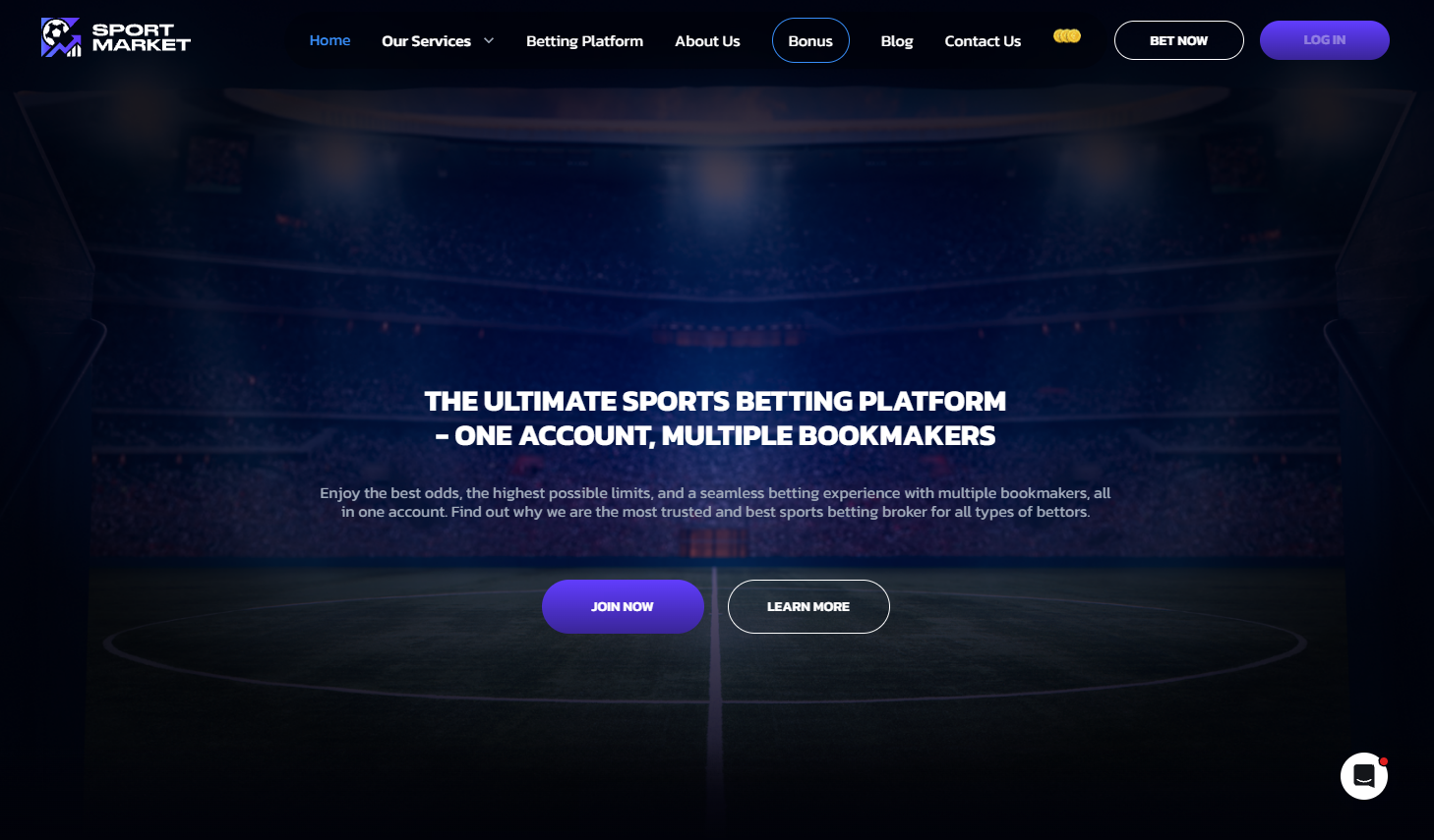 SportMarket Pro betting broker — sharp market liquidity with no account limiting for professional bettors